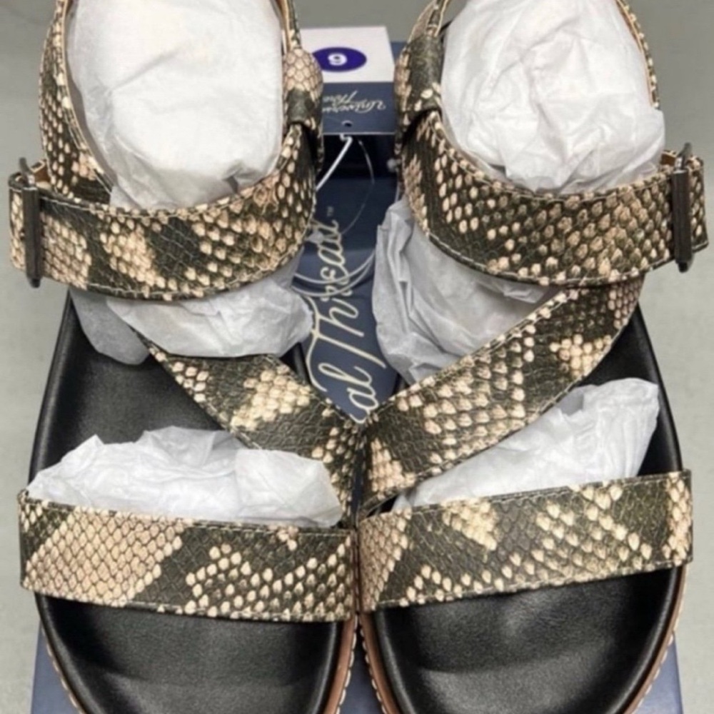Women's Snake Print Sandals